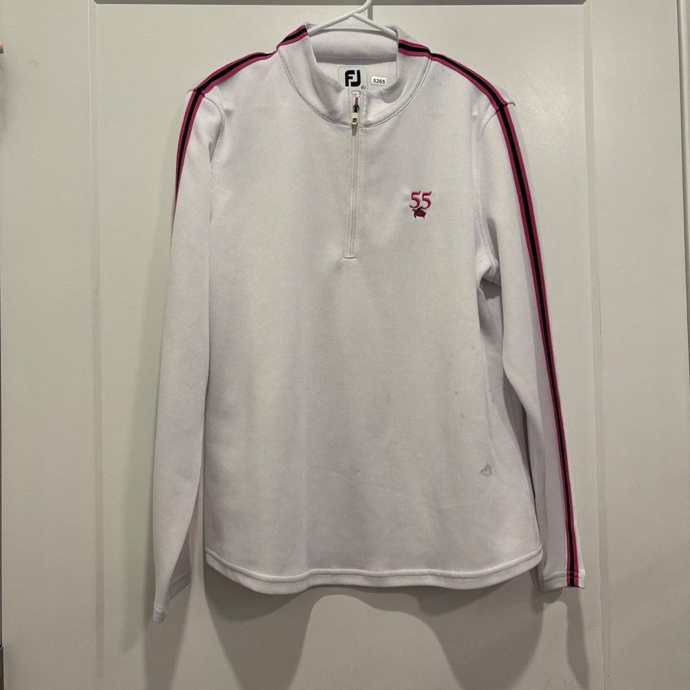 FootJoy Turtle Point Yacht & Country Club 55th Anniversary Golf Polo Quarter Zip
